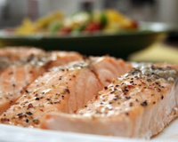 Filé de salmão ao forno