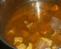 Maçã de peito cozida