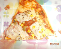 Pizza de salsicha rápida