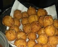 Bolinho de chuva salgado diferente