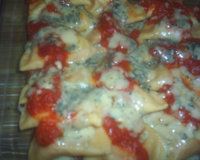 Risoles de macarrão com abobora e gorgonzola