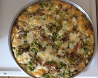 Torta nutritiva de abobrinha