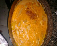 Filé de peixe cremoso
