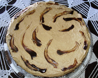 Bolo de chocolate e café