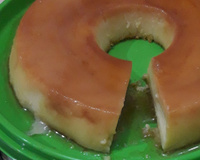 Pudim de leite condensado e creme de leite