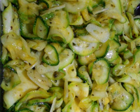 Antepasto de abobrinha italiana