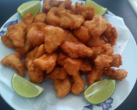 Frango empanado na cerveja