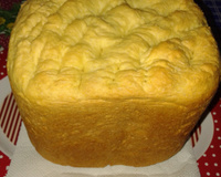 Pão de milho na máquina de pão