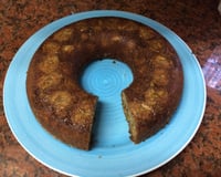 Bolo integral de maçã, canela e aveia