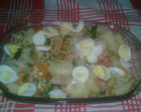 Salada de bacalhau rápida
