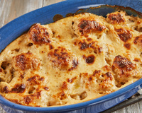 Depois que fiz essa couve-flor gratinada na airfryer a família pede toda semana