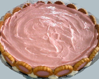 Torta de chocolate branco