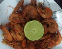 Camarão na pressão (no alho e óleo)