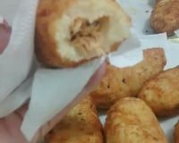 Bolinhos de batata recheados