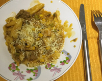 Macarrão de panela de pressão à bolonhesa