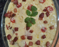 Macarrão com molho de batatas