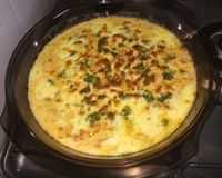 Frango cremoso com alho poró