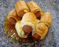 Enroladinho de salsicha