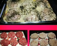 Carne moída à parmegiana
