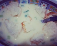 Sopa de Batata com 3 queijos