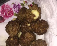 Bolinho de carne moída simples