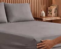 Jogo de lençol queen de 400 fios com 42% de desconto para renovar a roupa de cama