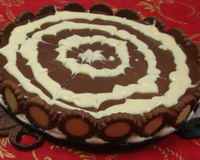 Torta de chocolate branco