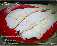 Tapioca com molho de salsicha no forno
