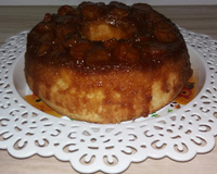 Bolo de banana caramelizado (com massa pronta)