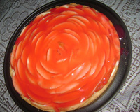 Torta de Maça e Morango