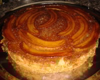 Bolo Caramelado de banana