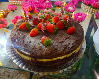 Bolo prestígio maravilhoso