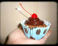 Cupcake delícia de chocolate
