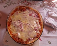 Lasanha bolonhesa ao molho branco