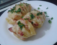 Batata laminada de micro-ondas