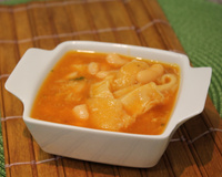 Dobradinha com feijão branco do Caniato