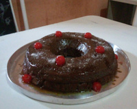 Bolo pudim de chocolate