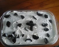 Pavê de chocolate branco com Negresco