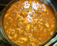 Frango assado com leite de coco