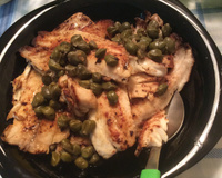 Filé de Saint Peter ao molho de alcaparras