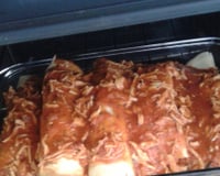 Panquecas de frango com mussarela