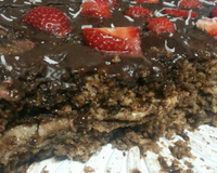 Bolo de chocolate de liqüidificador