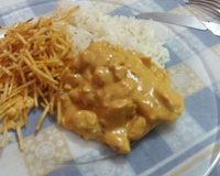 Strogonoff de frango (simples e maravilhoso)