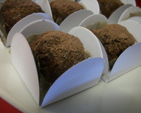 Trufa tradicional de chocolate