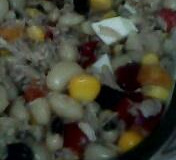 Salada de feijão fradinho com Atum