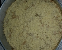 Torta de banana crocante
