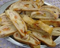 Pãezinhos de presunto e queijo