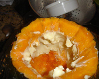 Camarão na moranga com catupiry