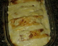 Panqueca da Cris ao molho branco