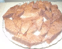 Brownie de chocolate e banana